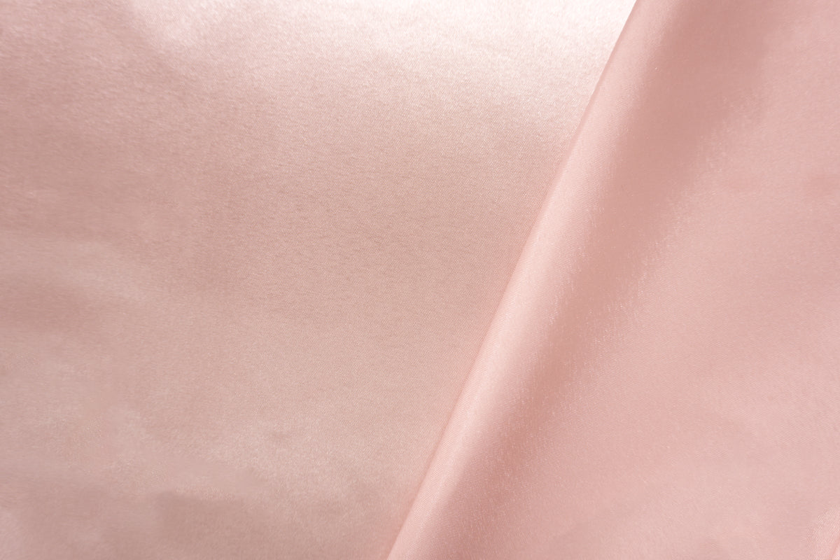 Light Pink Shiny Satin Woven Fabric