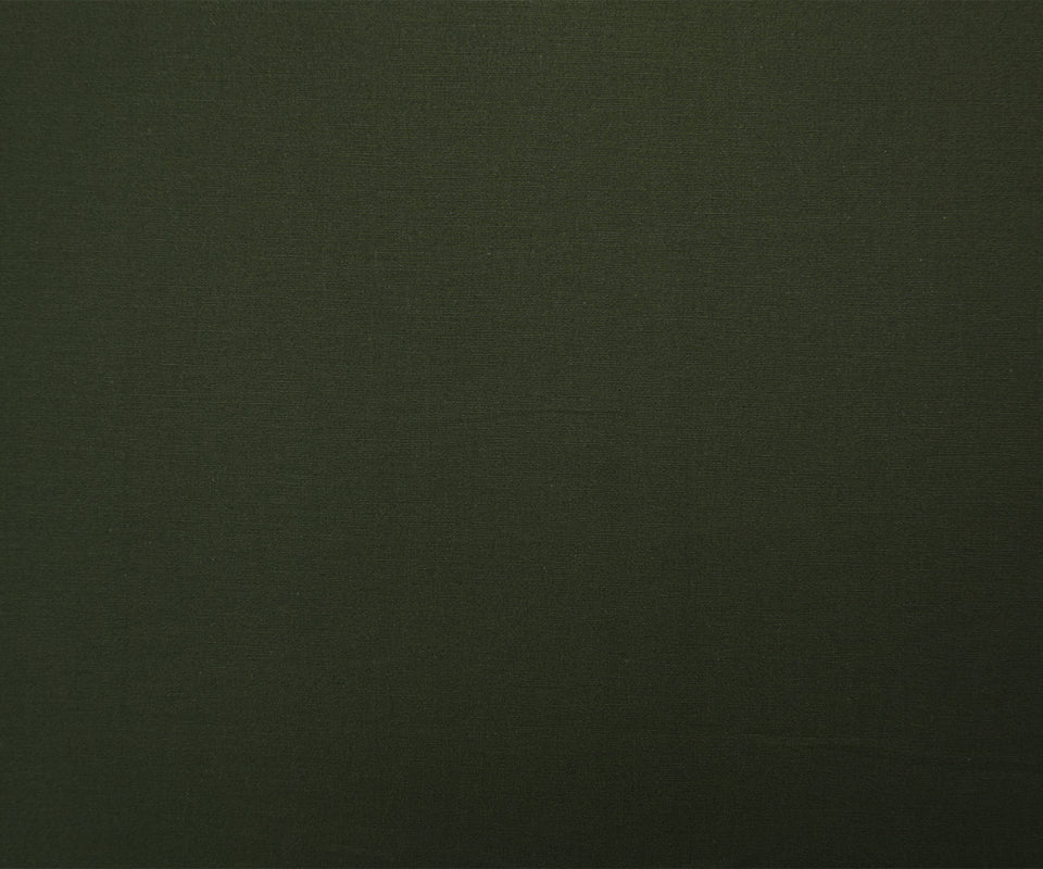 Green Cotton Spandex Stretch Solid Broadcloth Woven Fabric