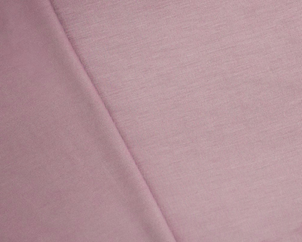 Light Mauve Pink Bamboo Solid Stretch Jersey Knit Fabric