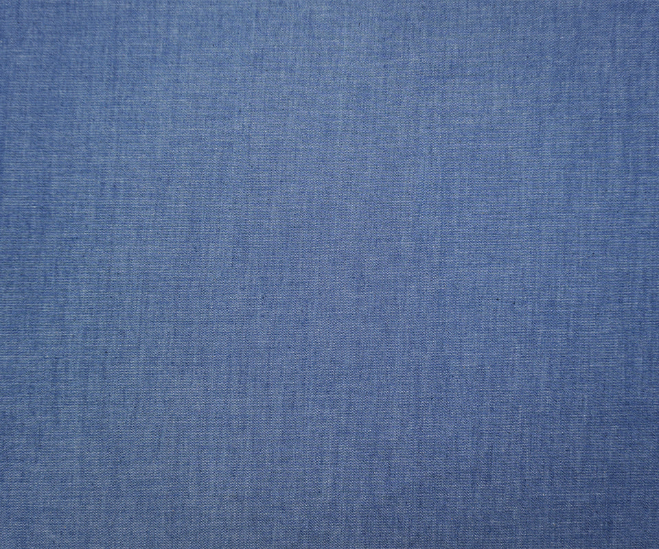 Blue 4.5 oz. Washed Cotton Twill Chambray Denim Reorderable Woven Fabric