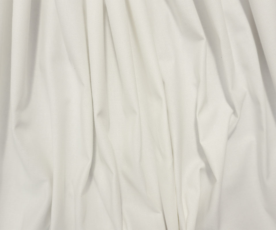 White Cotton Duck Cloth Canvas Woven Fabric