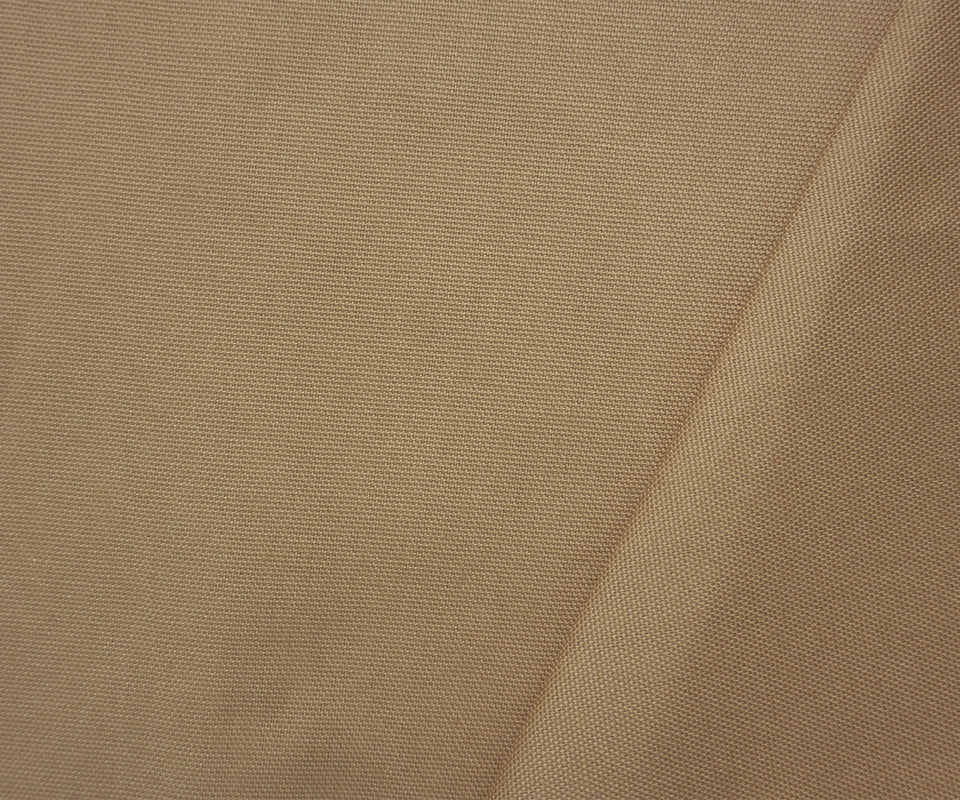 Khaki Brown Cotton Duck Cloth Canvas Woven Fabric