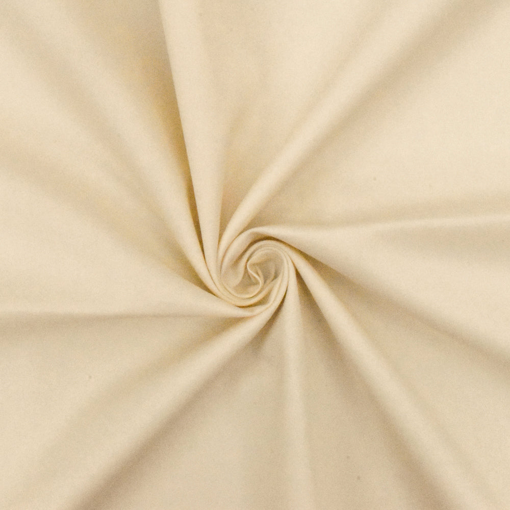 Light Tea Beige Cotton Twill Woven Fabric