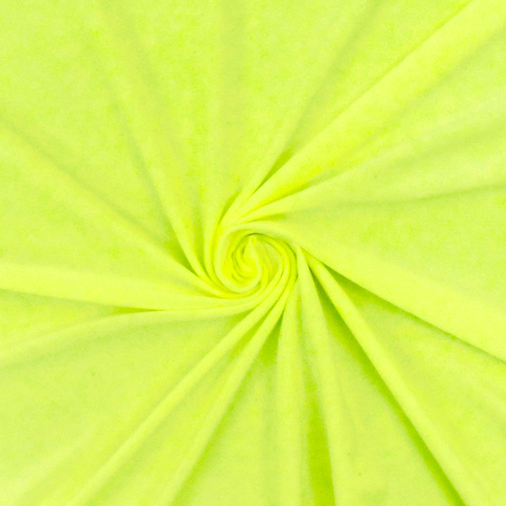 Neon Yellow Activewear Stretch Knit Fabric