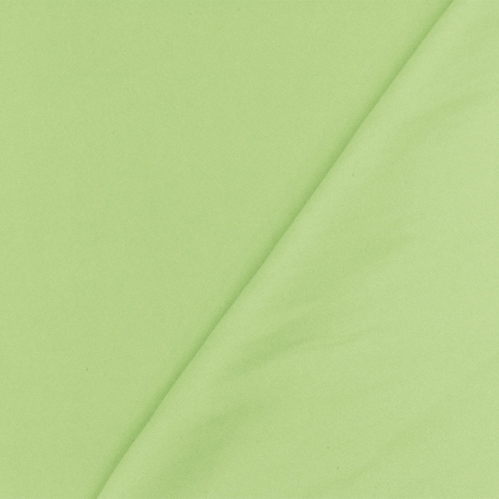Thread Fiber Zoomed In Matcha Latte Green Famous Designer Poly Charmeuse Woven Fabric