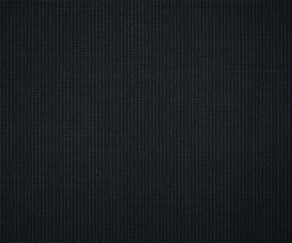 Black-Gray Poly-Wool Subtle Striped Woven Shirting Fabric