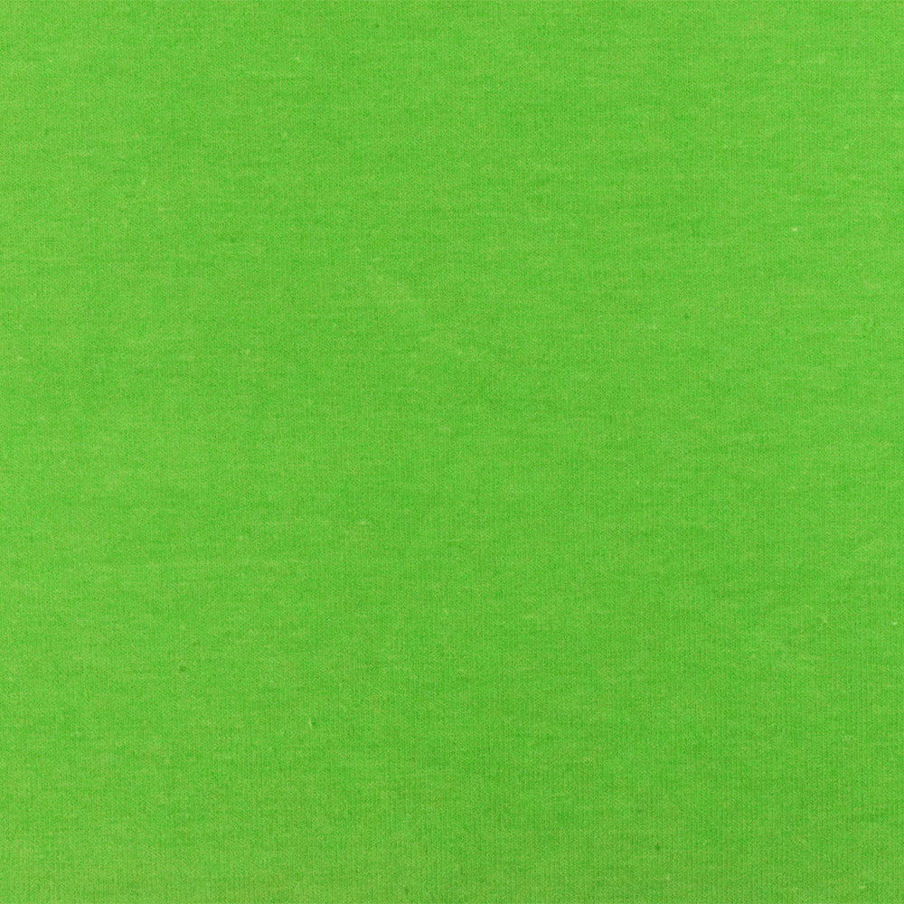 Green Solid Stretch Cotton Spandex Jersey Knit Fabric