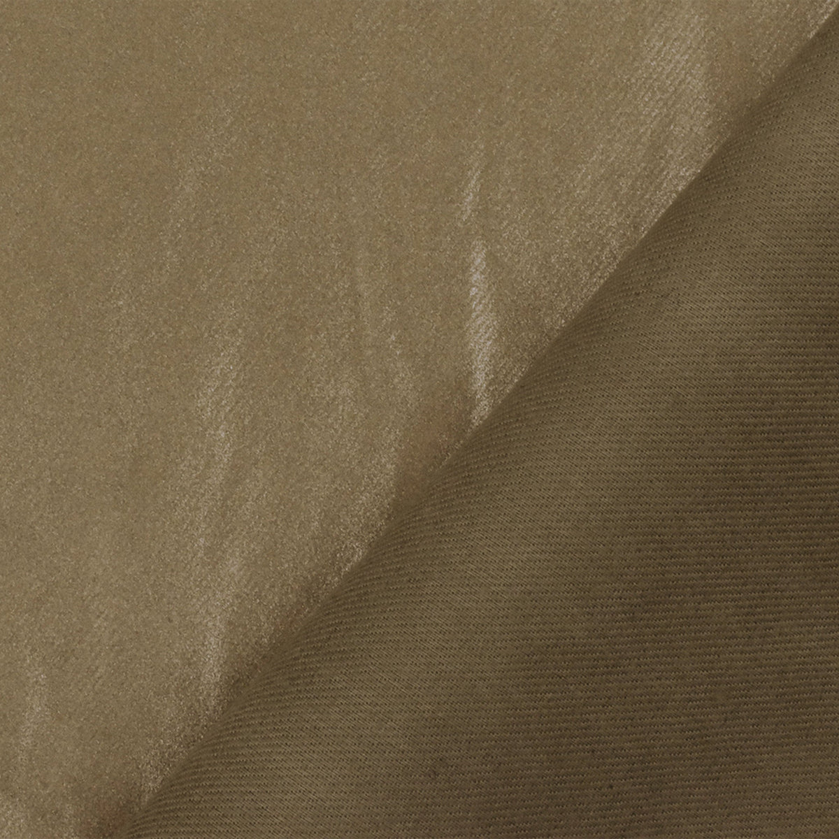 Gold Famous Designer Crinkled Metallic Printed Twill Woven Fabric
