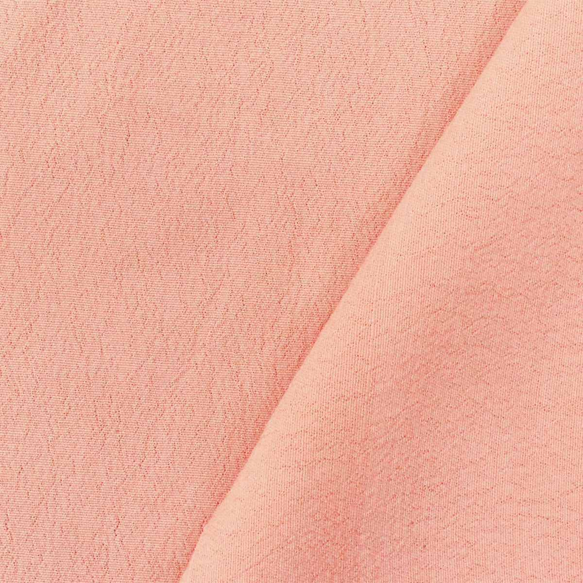 Light Pink Famous Designer Pebble Viscose Crepe Faille Woven Fabric