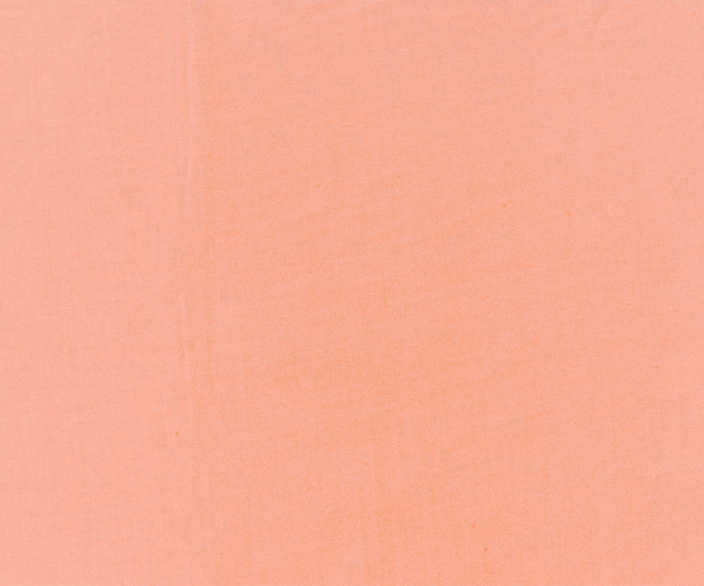 Light Orange Rayon Lawn Solid Woven Fabric