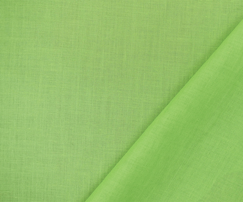 Light Green Cotton Solid Batiste Woven Fabric