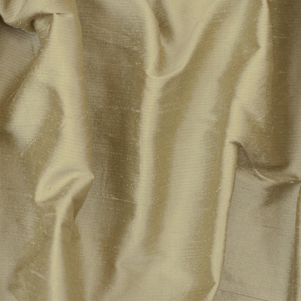 Light Beige Silk Iridescent Shantung Woven Fabric