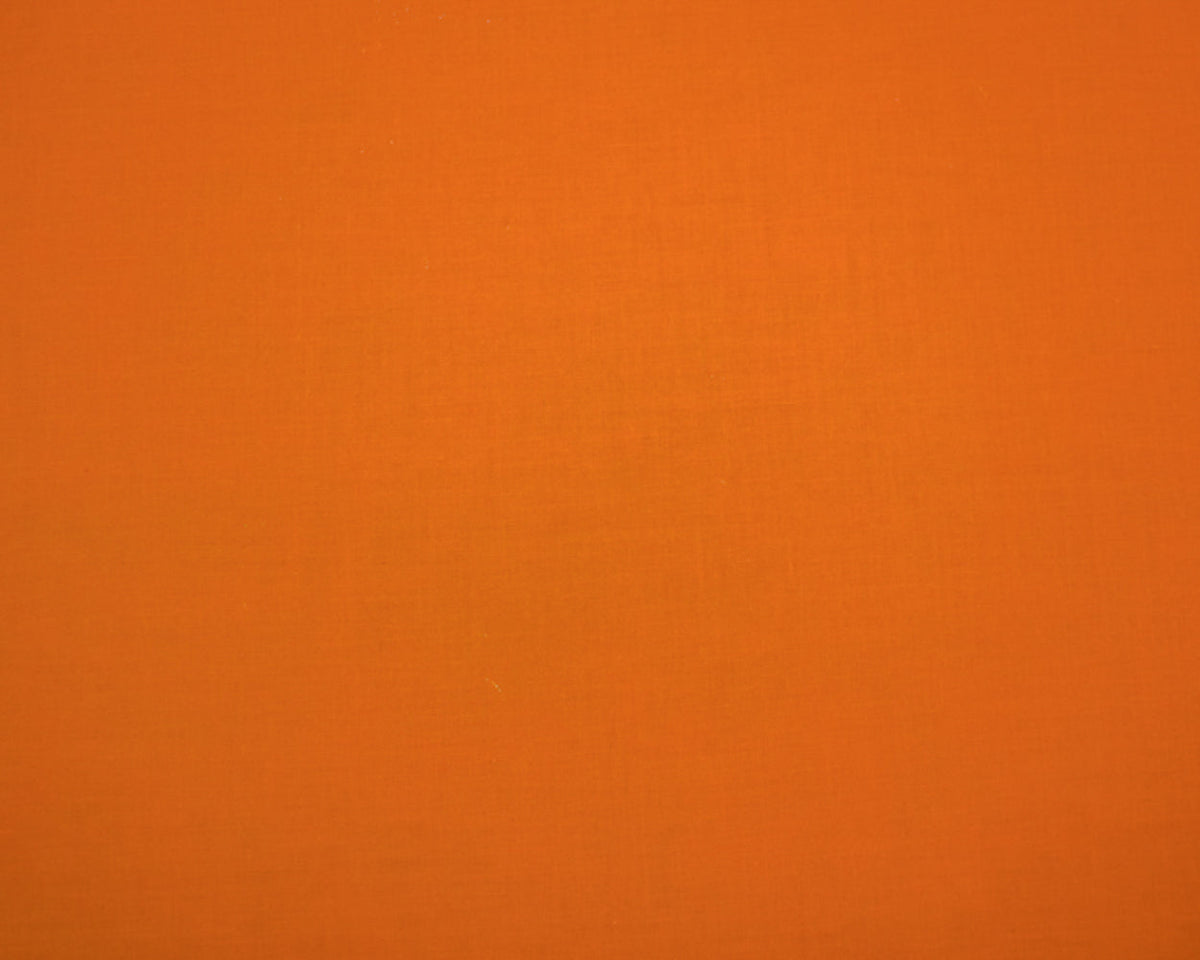 Orange Cotton Solid Voile Woven Fabric