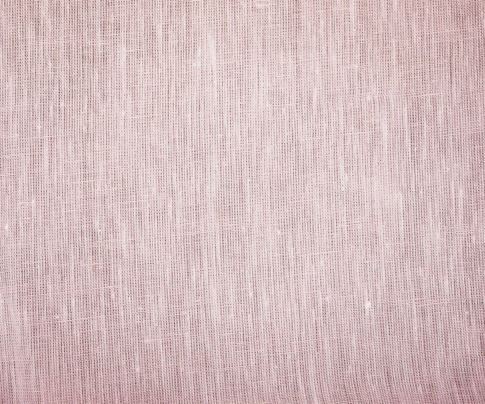 Pastel Pink-White Spence Bryson Texture Slub Irish Linen Chambray Fabric