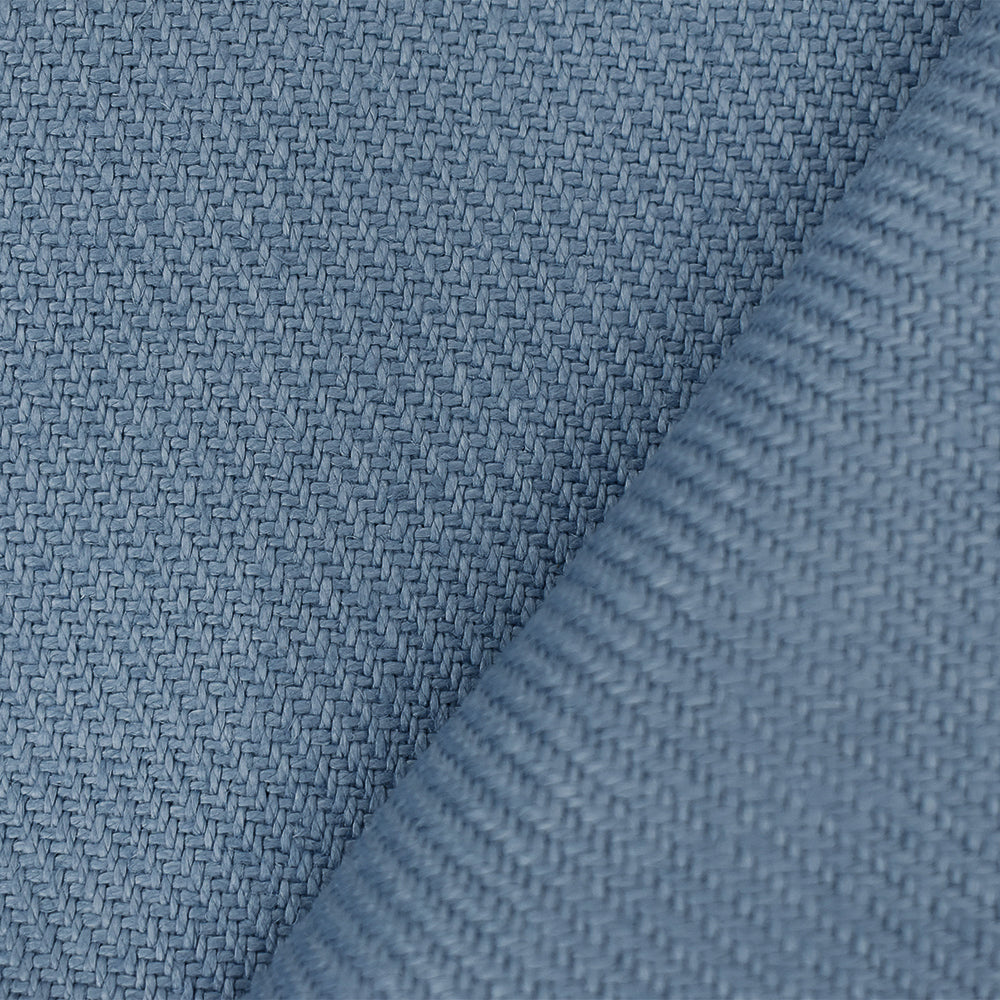 Periwinkle Blue Moygashel Twill Irish Linen Solid Woven Home Decorating Fabric