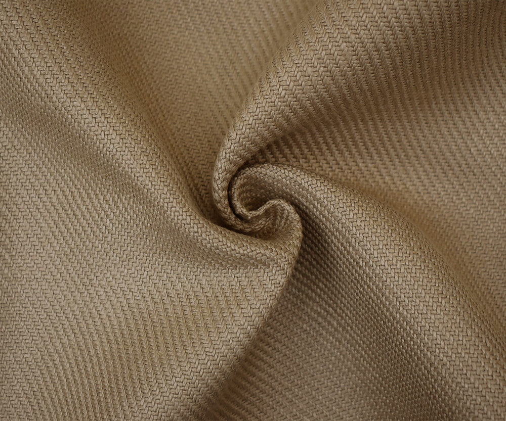 Mid Brown Moygashel Twill Irish Linen Solid Woven Home Decorating Fabric