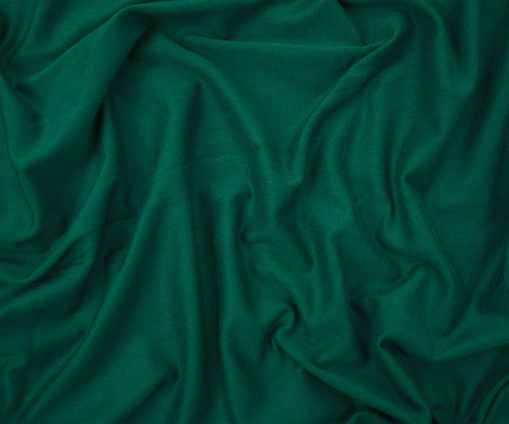 Green Bamboo Solid Stretch Jersey Knit Fabric