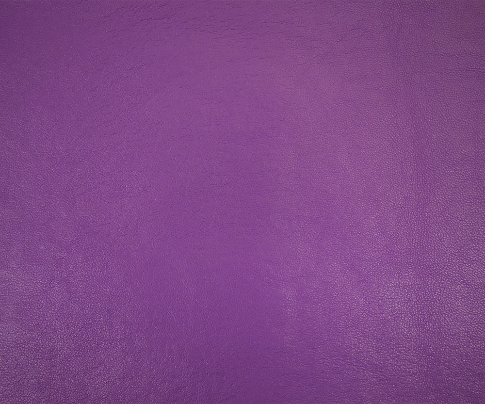 Purple Famous Maker Solid Recycled Leather and Polyurethane Blend Fabric