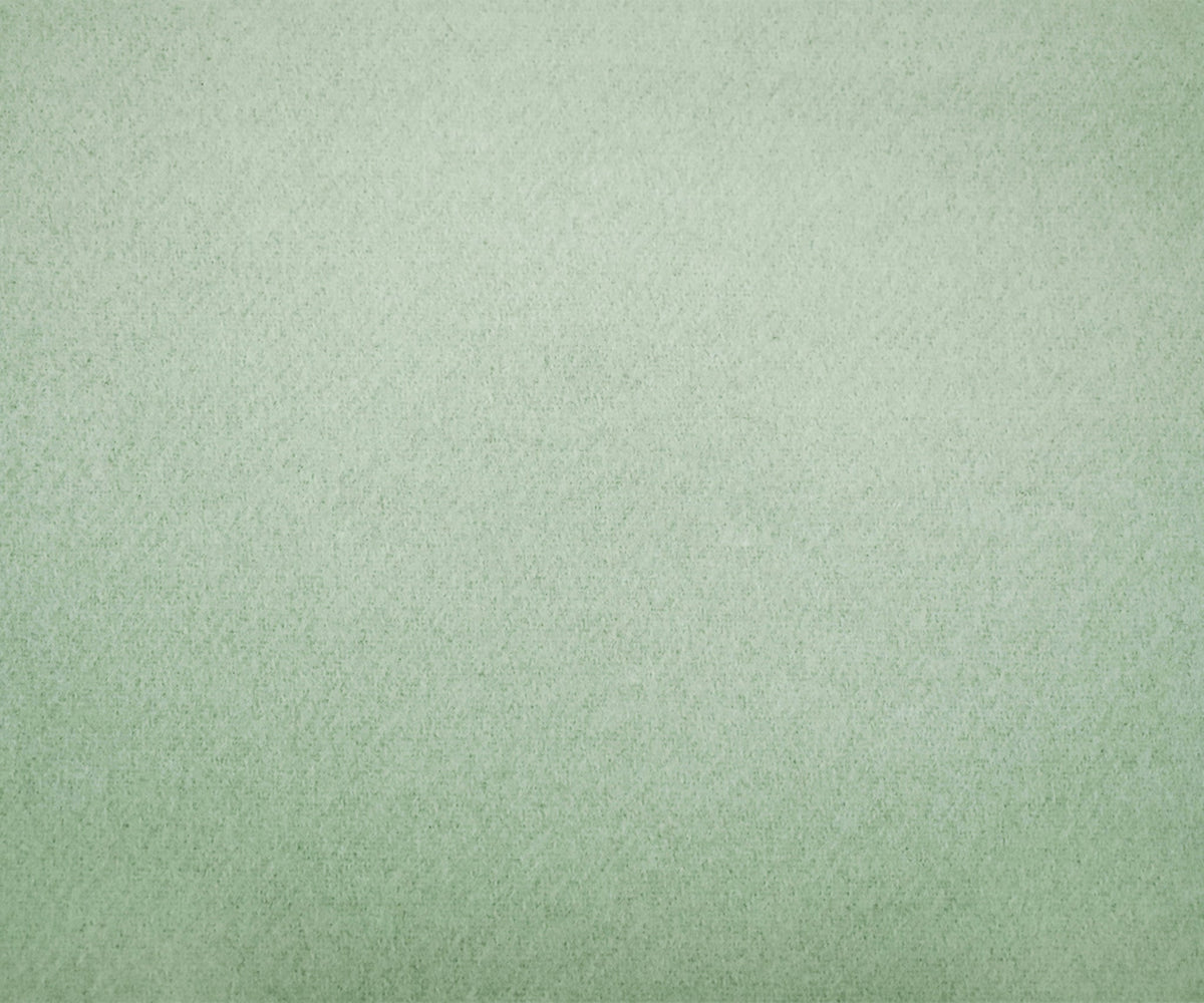 Mint Green Melton Wool Poly Solid Double Woven Jacketing Fabric