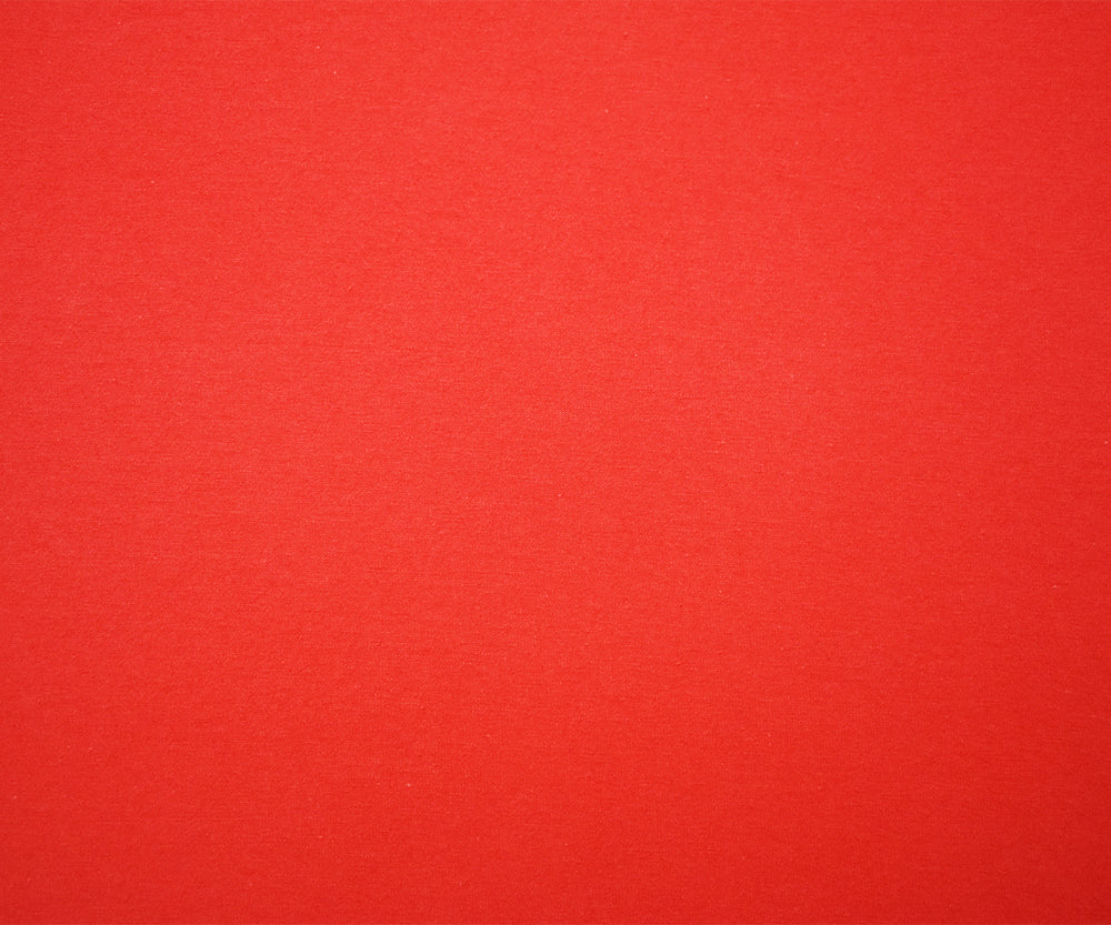 Koi Orange Solid Cotton Spandex Knit Fabric - 10 oz - Reorderable