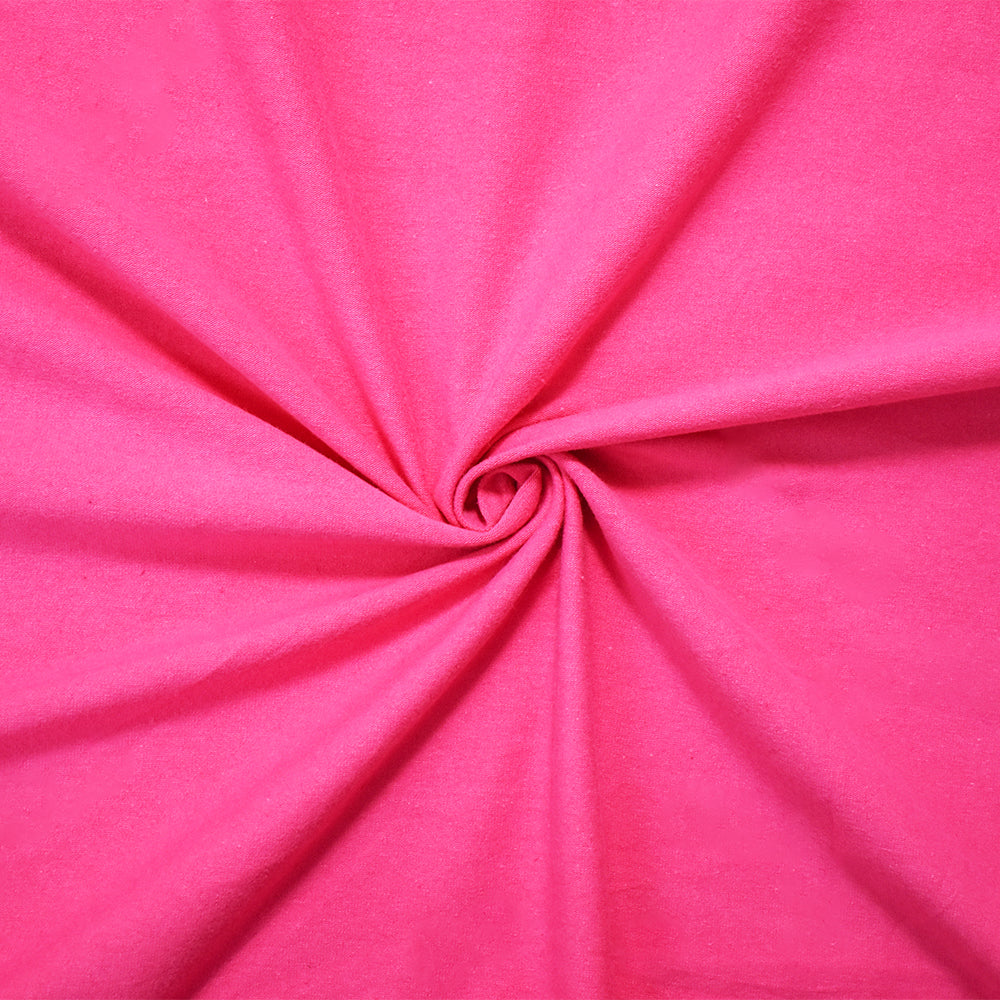 Vivacious Pink Solid Cotton Spandex Knit Fabric - 10 oz - Reorderable
