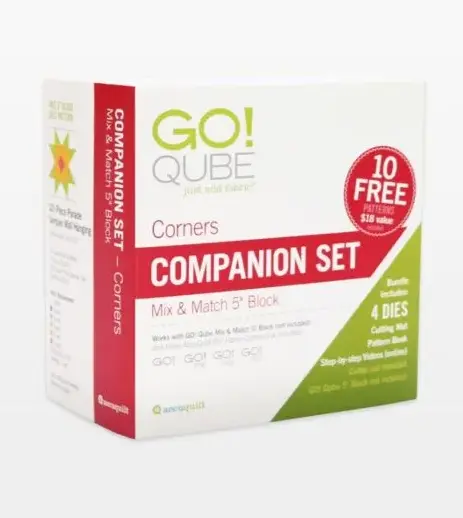 AccuQuilt GO! 55576 Qube 5" Companion Set - Corners High Country Quilts