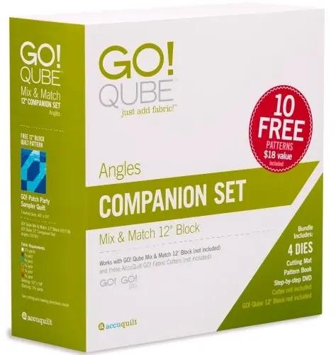AccuQuilt GO! 55791 Qube 12 inch Companion Set - Angles / Quilt in a Day / AccuQ... High Country Quilts