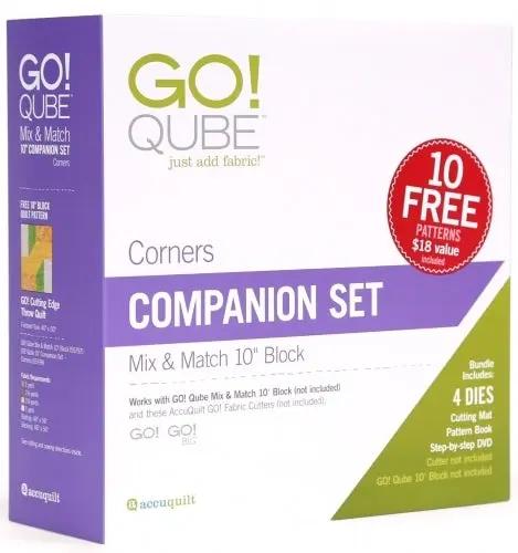 AccuQuilt GO! 55798 Qube 10 inch Companion Set - Corners / Quilt in a Day / Accu... High Country Quilts