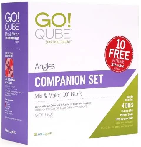 AccuQuilt GO! 55799 Qube 10 inch Companion Set - Angles / Quilt in a Day / AccuQ... High Country Quilts