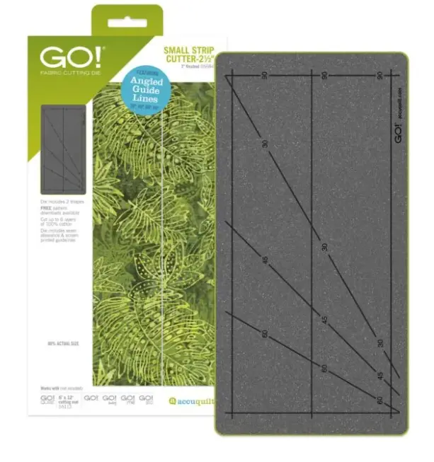 Accuquilt GO! Small Strip Cutter - 2 1/2" (2" Finished) High Country Quilts