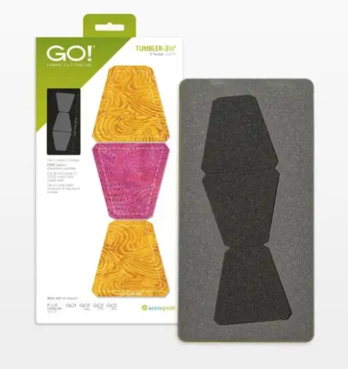 Accuquilt GO! Tumbler Die - 3 1/2" (3" Finished) High Country Quilts