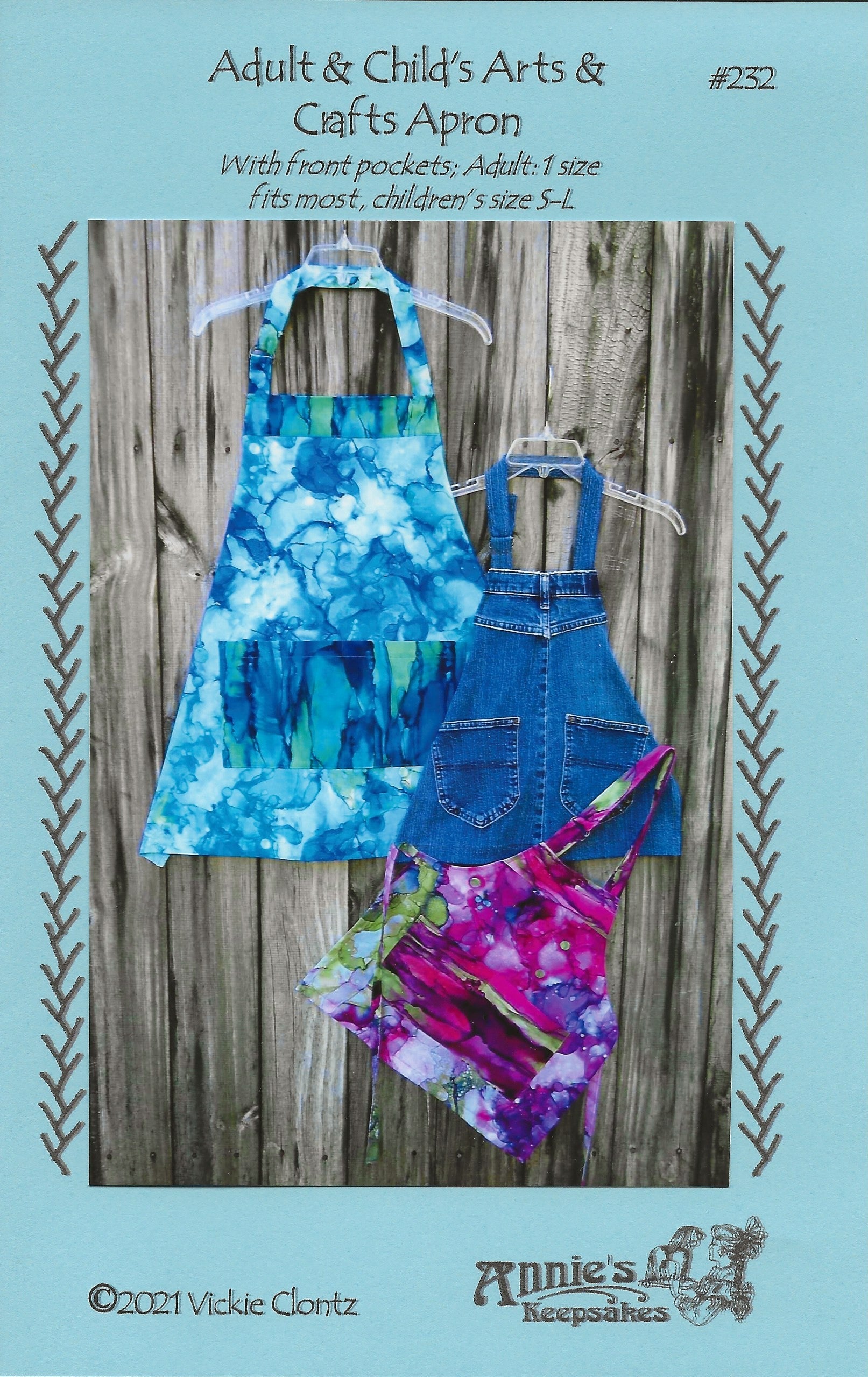 Adult & Child's Arts & Crafts Apron