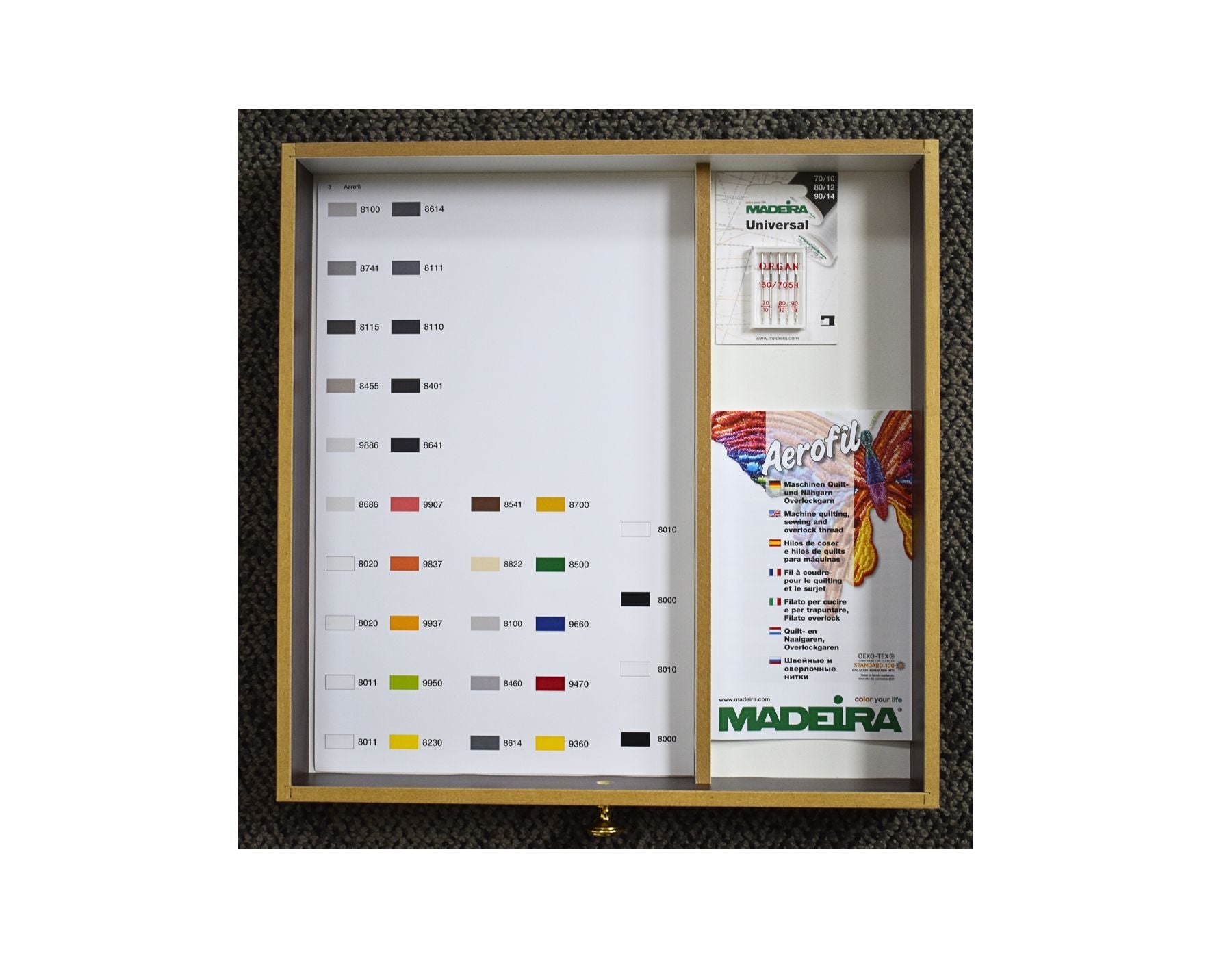 Aerofil 120 – 3 Drawer Treasure Chest, 182 400m and 12 100m Spools
