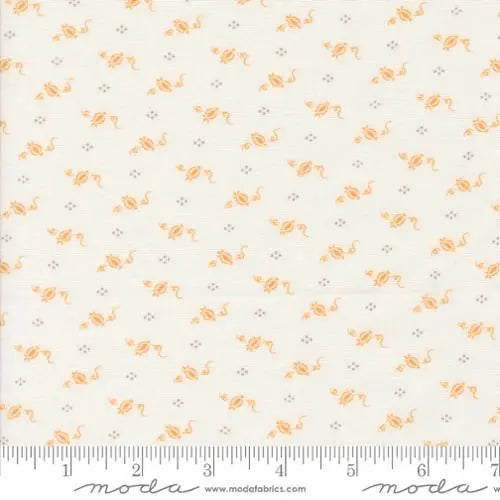Agatha Road Ghost Multi Pumpkin Dot 44"/45" Fabric Per Yard Moda Fabrics & Supplies