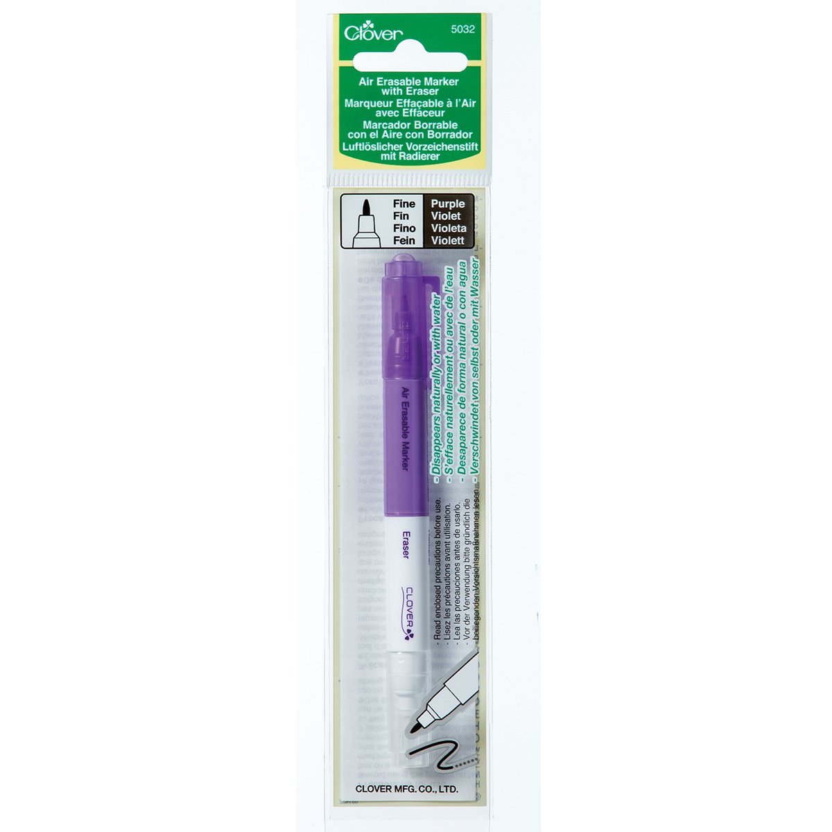 Air Erasable Marker With Eraser