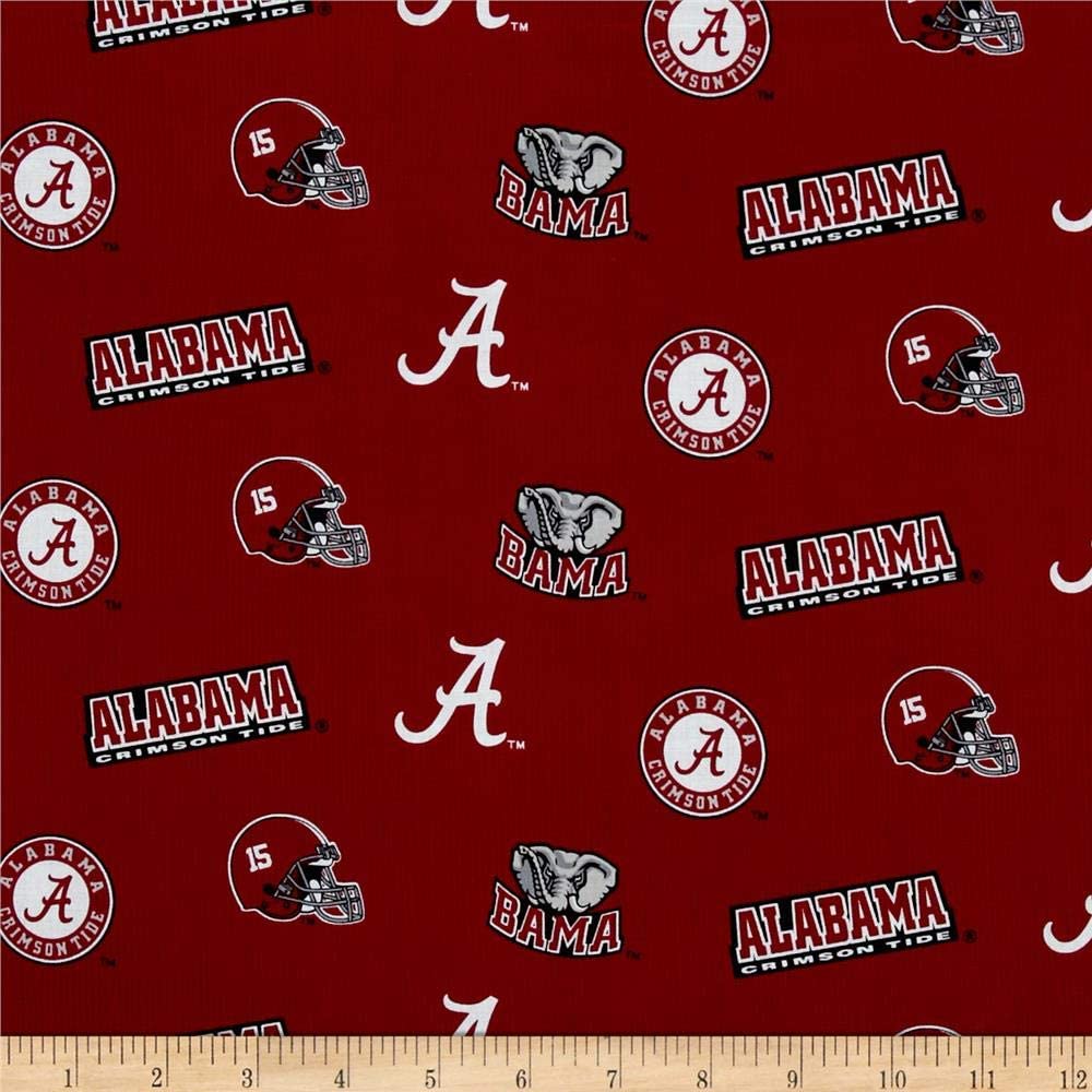 Alabama Crimson Tide - Collegiate Cotton 44"/45" Fabric per yard