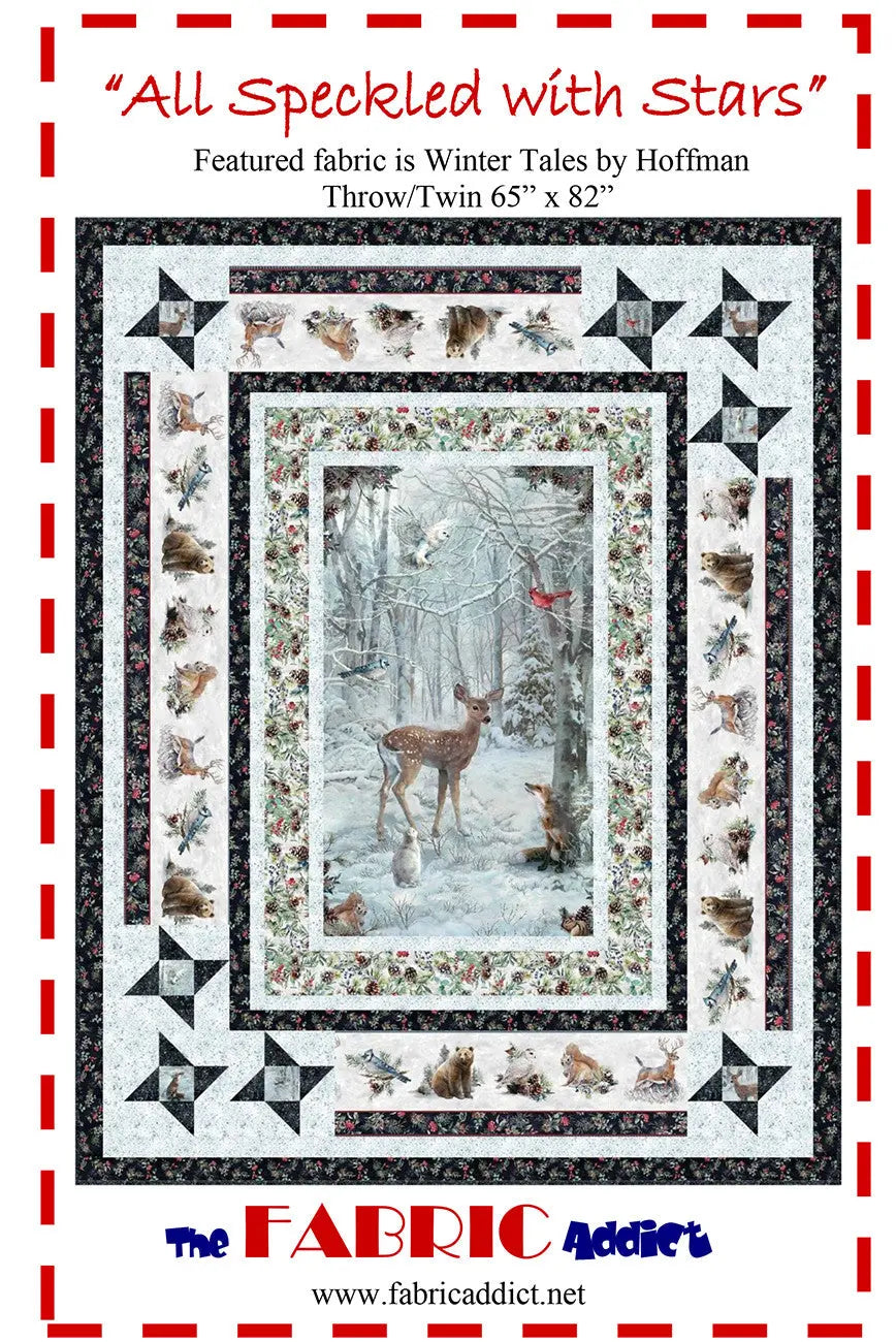 All Speckled With Stars - Linda's Electric Quilters