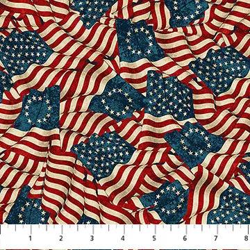 America 250 - Stonehenge B28371-12 Cotton Wideback Fabric per yard Northcott