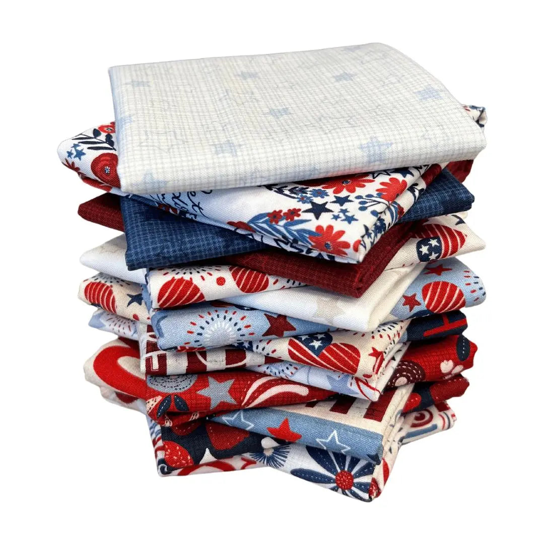 America the Beautiful Fat Quarter Bundle - Set of 15 - Linda's Electric Quilters