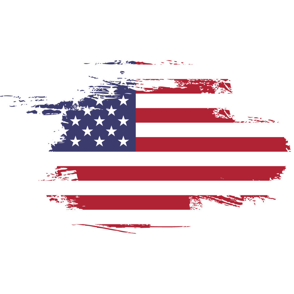 American Flag Icons Fabric Panel 7 QuiltingFabricPanels