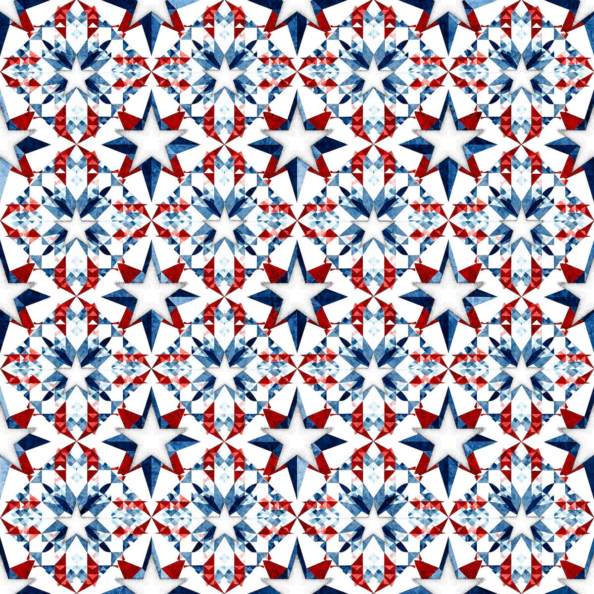American Freedom #27 Multi Big Star 45" wide Fabric per yard