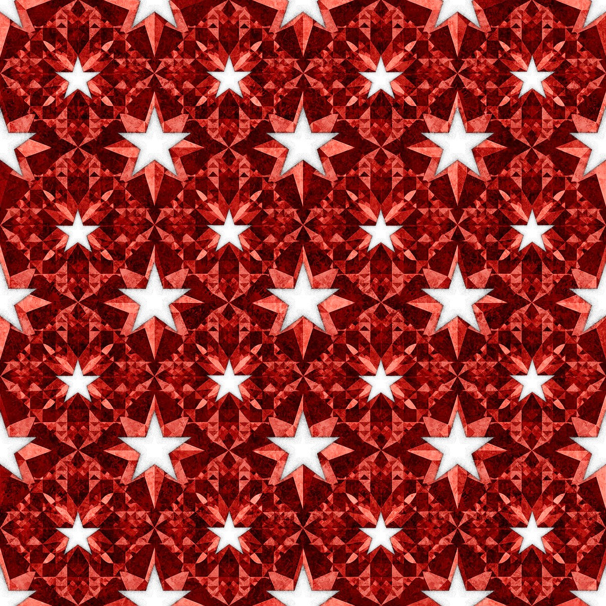 American Freedom #28 Red Big Star 45" wide Fabric per yard