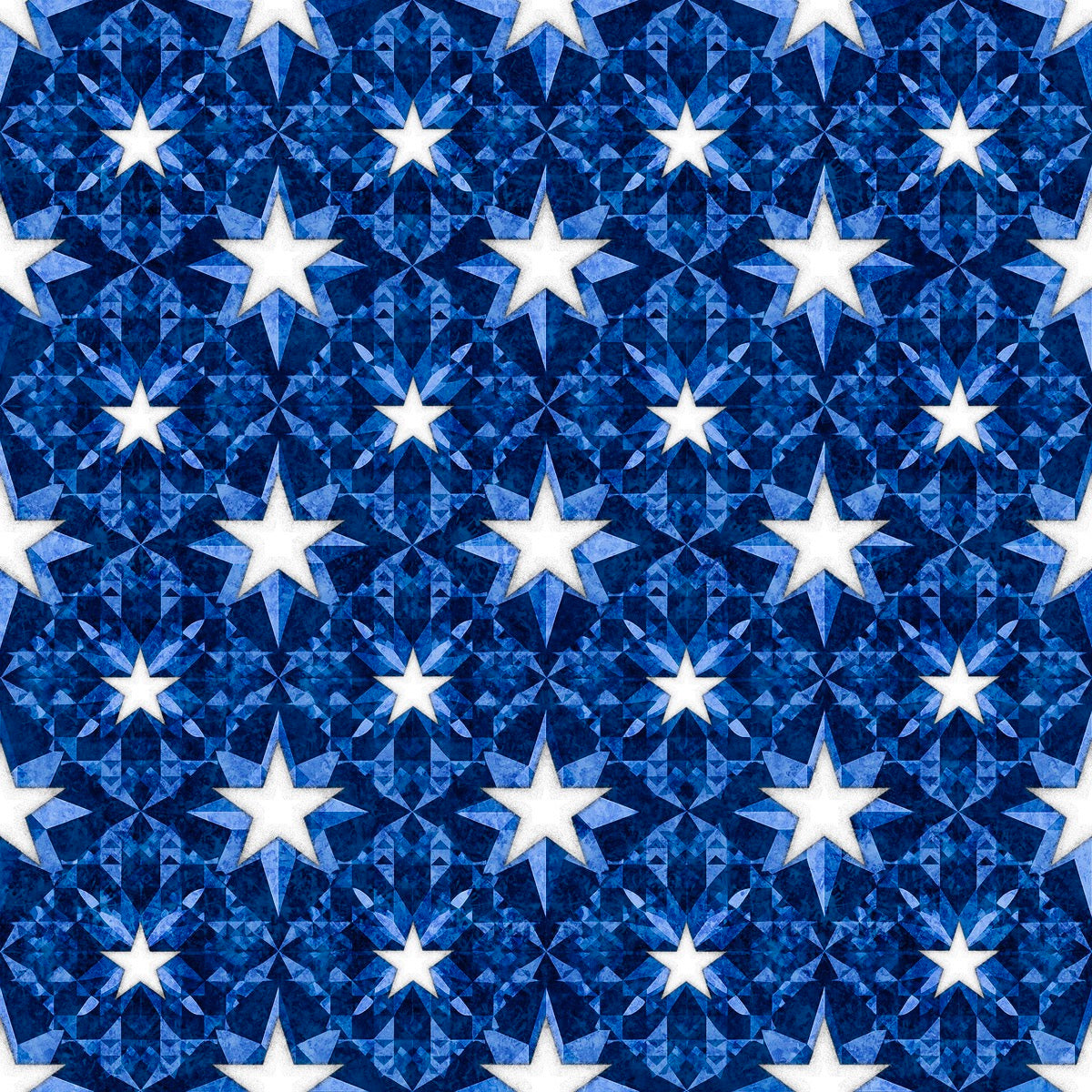 American Freedom #29 Blue Big Star 45" wide Fabric per yard