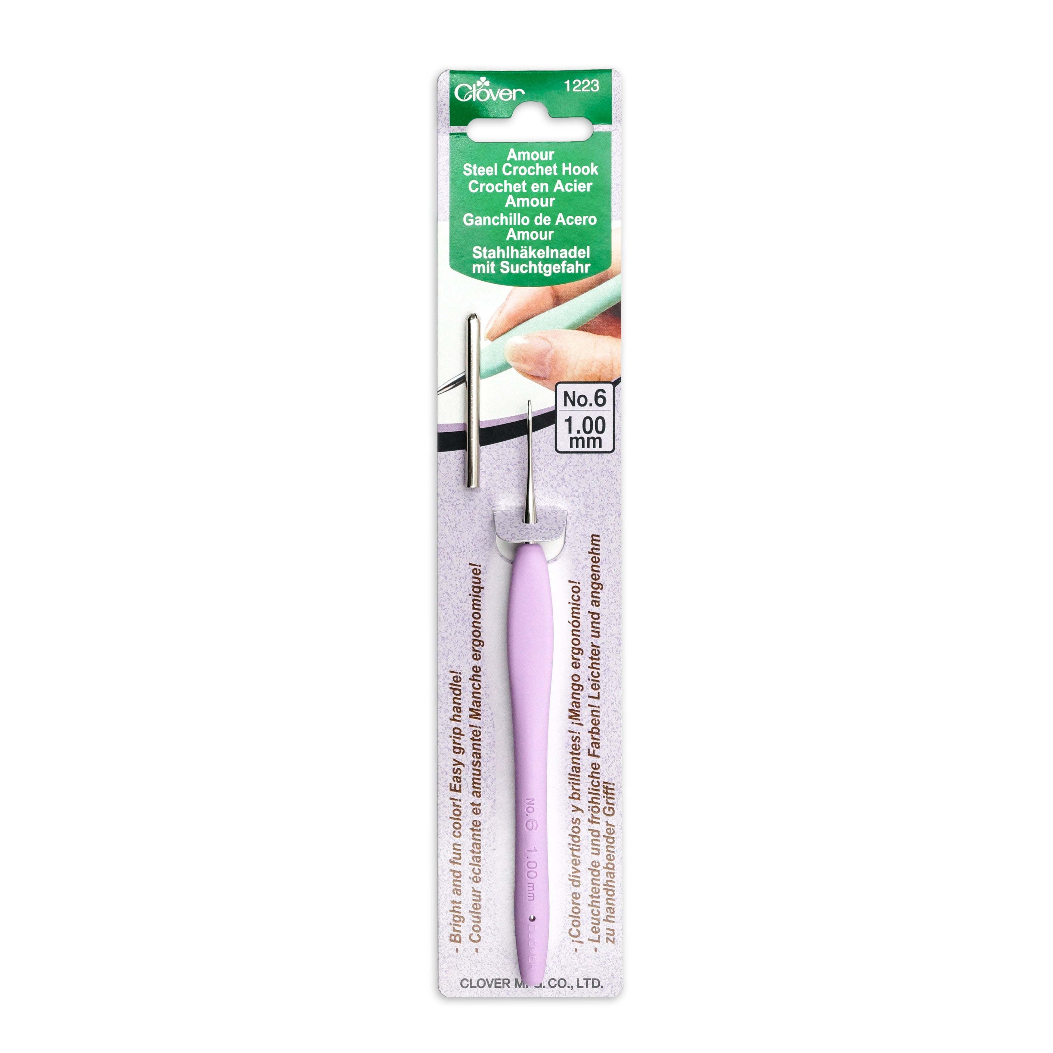 Amour Steel Crochet Hook No. 6 (1.0 mm)