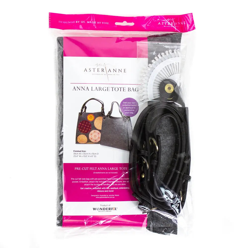 Anna Large Tote bag Kit WonderFil USA