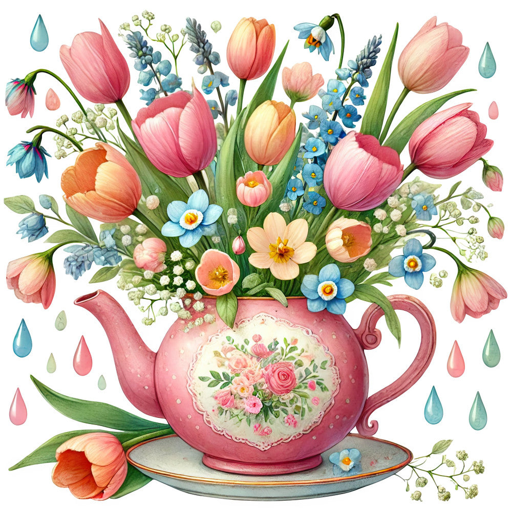 April Showers Fabric Panel 7
