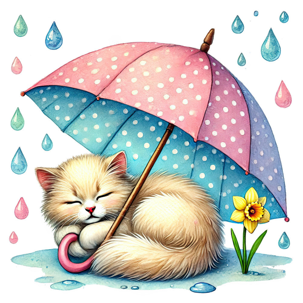 April Showers Fabric Panel 9