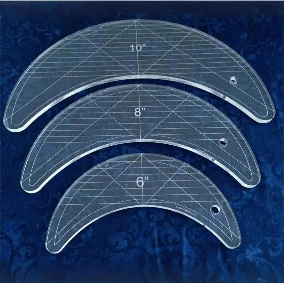 Arch Quilting Templates - (Set of 3) - Linda's Electric Quilters