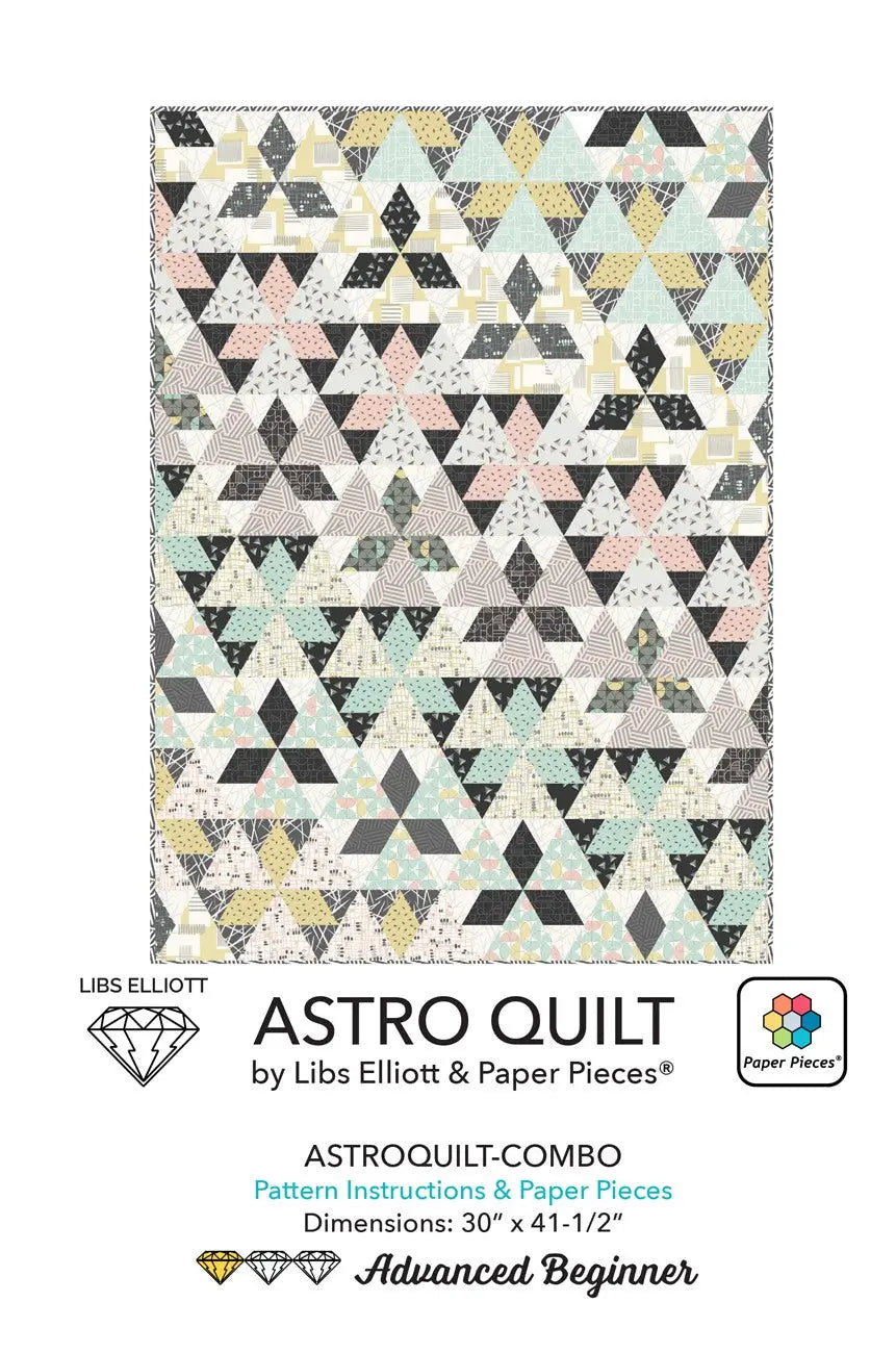 Astro Quilt Pattern and Paper Pieces - Linda's Electric Quilters