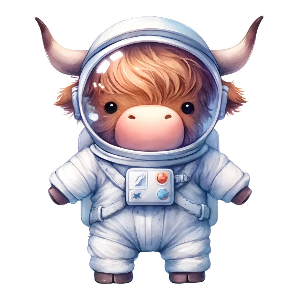 Astronaut Animal Space Fabric Panel 15